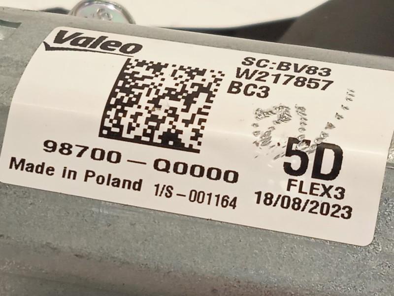 Recambio de motor limpia trasero para hyundai i20 iii (bc3, bi3) 1.2 referencia OEM IAM 98700Q0000  