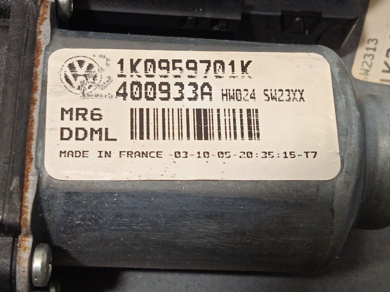 Recambio de elevalunas delantero izquierdo para volkswagen golf v (1k1) 1.9 tdi referencia OEM IAM 1K34837401N 1K0959701K 