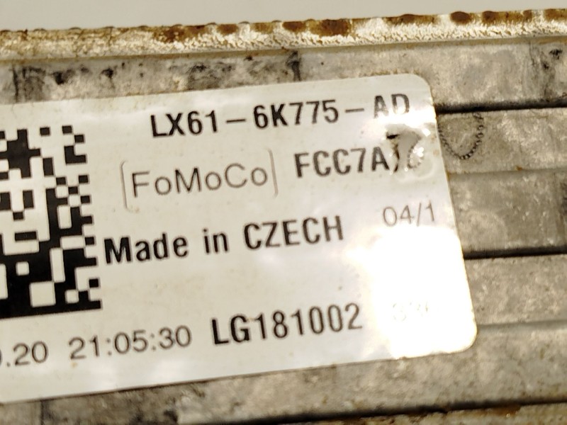 Recambio de intercooler para ford kuga iii (dfk) 1.5 ecoboost referencia OEM IAM LX616K775AD 2412656 