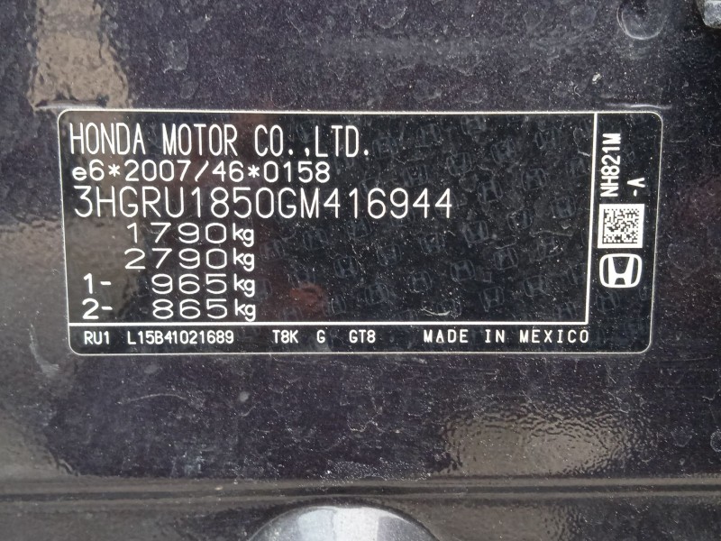 honda hr-v (ru) del año 2016