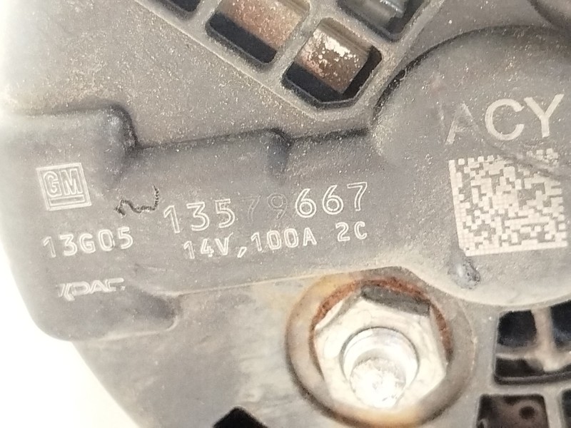 Recambio de alternador para chevrolet cruze hatchback (j305) 1.6 referencia OEM IAM 13579667  