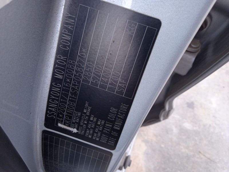 ssangyong rodius i del año 2010