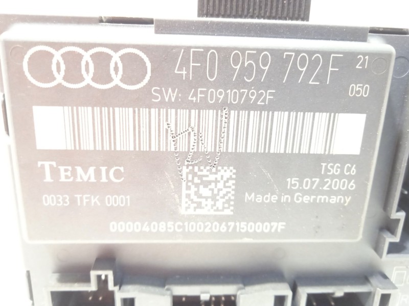 Recambio de modulo confort para audi a6 c6 (4f2) 2.0 tdi referencia OEM IAM 4F0959792F  