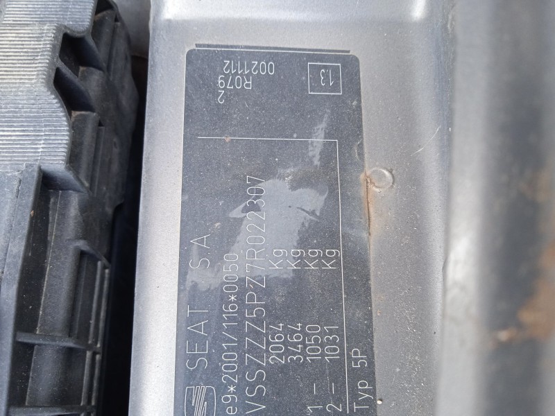 seat altea xl (5p5, 5p8) del año 2006