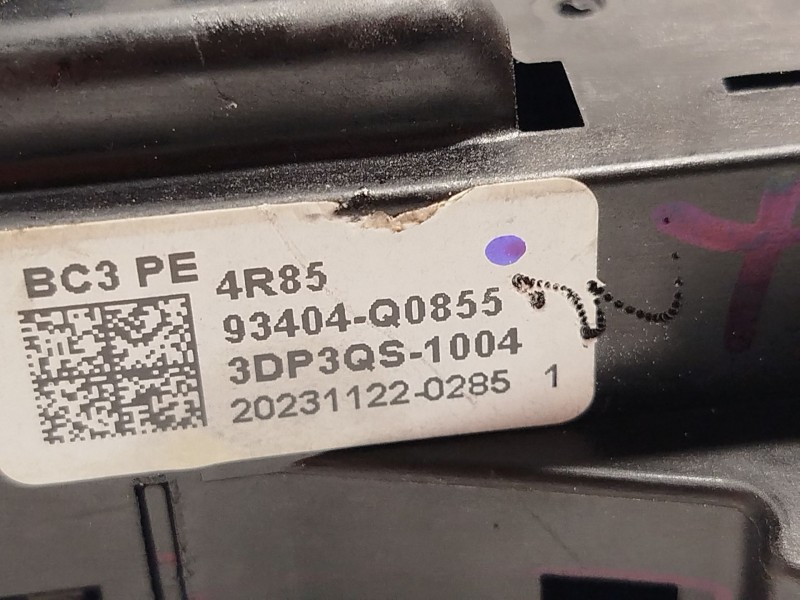 Recambio de mando intermitentes para hyundai i20 iii (bc3, bi3) 1.0 t-gdi referencia OEM IAM 93404Q0855  