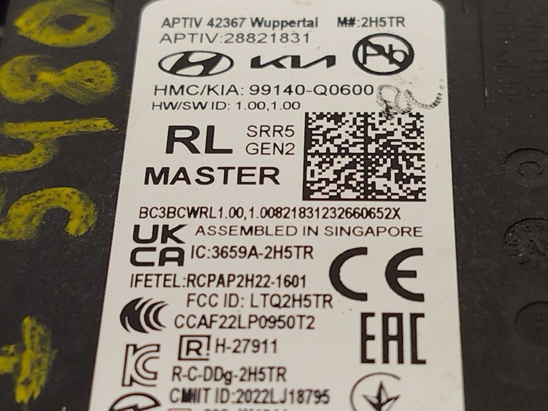 Recambio de modulo electronico para hyundai i20 iii (bc3, bi3) 1.0 t-gdi referencia OEM IAM 99140Q0600  