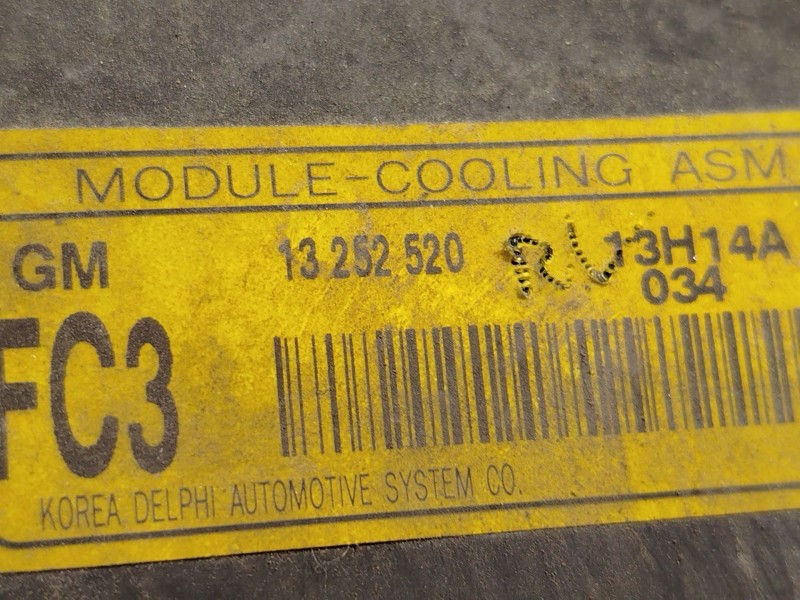 Recambio de electroventilador para chevrolet cruze hatchback (j305) 1.6 referencia OEM IAM 13252520 16457002 0130308113