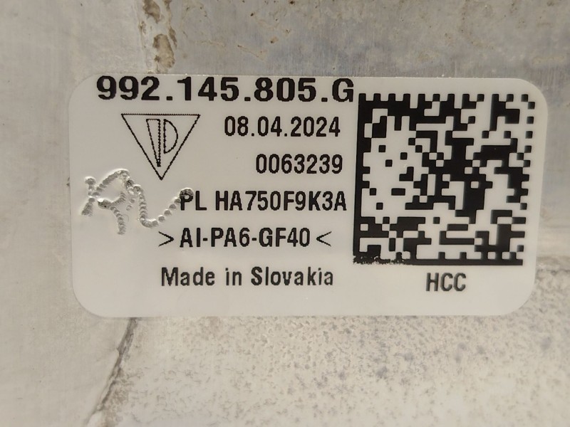 Recambio de intercooler para porsche 911 descapotable (992) 3.8 turbo s (992650) referencia OEM IAM 992145805G  