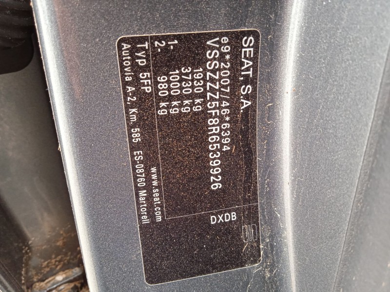 seat ateca (kh7, khp) del año 2024