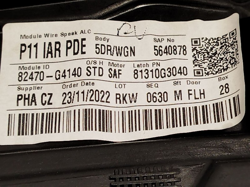 Recambio de elevalunas delantero izquierdo para hyundai i30 (pde, pd, pden) 1.5 referencia OEM IAM 82470G4140 82450G4010 