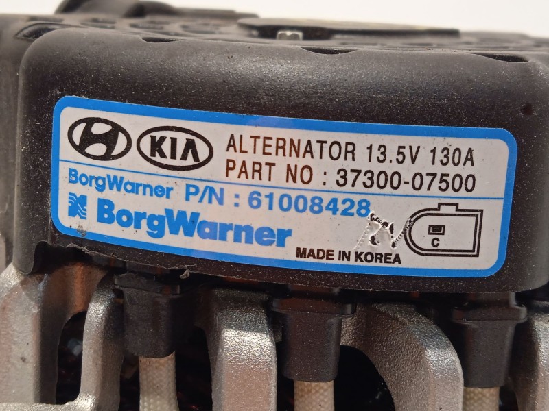 Recambio de alternador para hyundai i20 iii (bc3, bi3) 1.2 referencia OEM IAM 3730007500  61008428