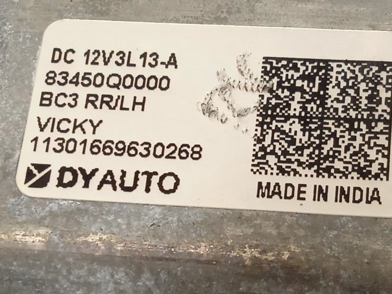 Recambio de elevalunas trasero izquierdo para hyundai i20 iii (bc3, bi3) 1.2 referencia OEM IAM 83450Q0000 83401Q0010 