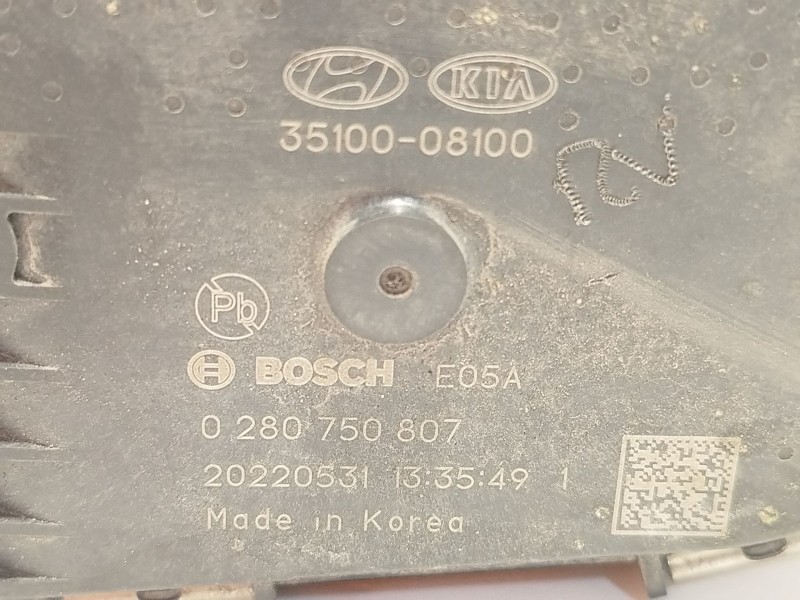 Recambio de caja mariposa para hyundai i30 (pde, pd, pden) 1.5 referencia OEM IAM 3510008100  0280750807