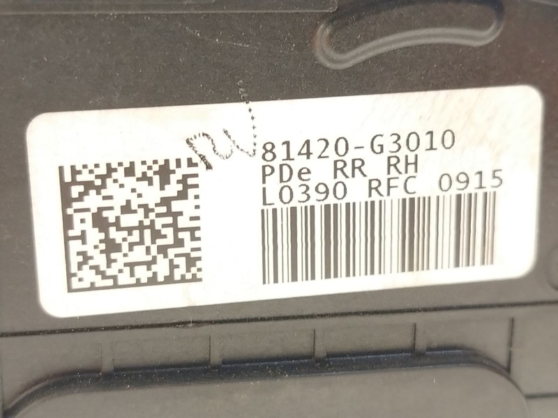 Recambio de cerradura puerta trasera derecha para hyundai i30 (pde, pd, pden) 1.5 referencia OEM IAM 81420G3010  