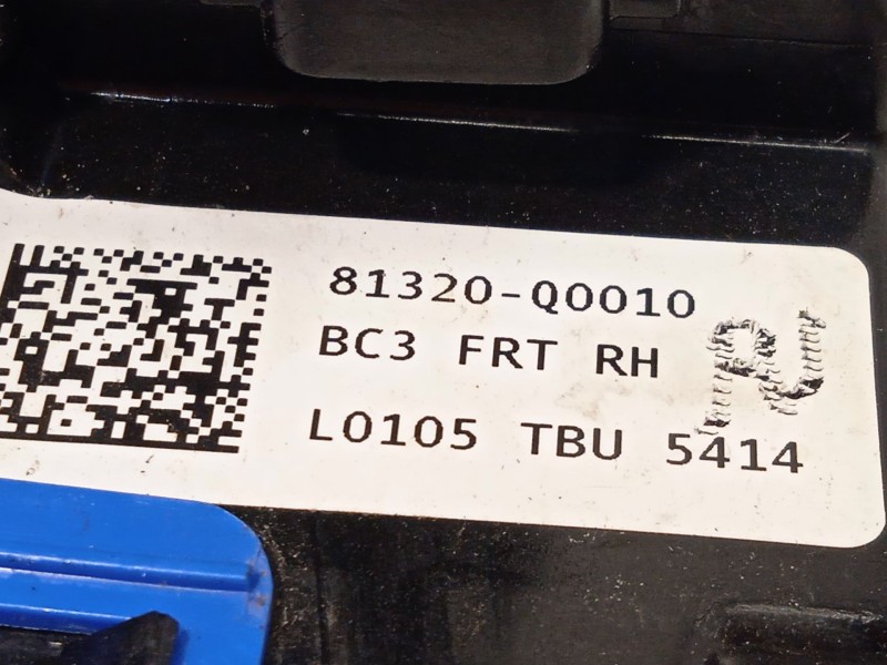 Recambio de cerradura puerta delantera derecha para hyundai i20 iii (bc3, bi3) 1.2 referencia OEM IAM 81320Q0010  