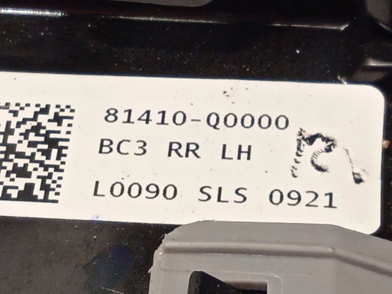 Recambio de cerradura puerta trasera derecha para hyundai i20 iii (bc3, bi3) 1.2 referencia OEM IAM 81410Q0000  