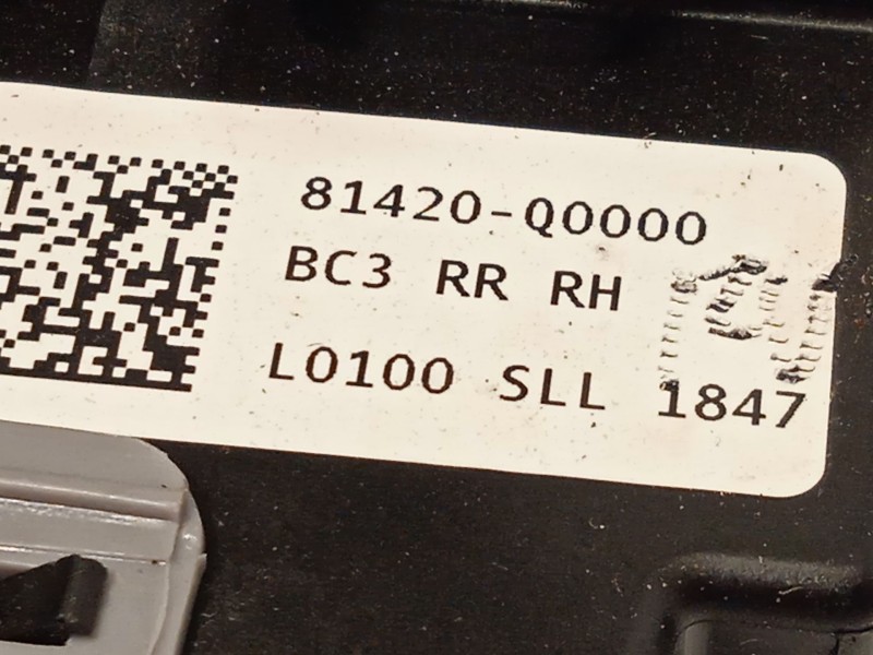 Recambio de cerradura puerta trasera izquierda para hyundai i20 iii (bc3, bi3) 1.2 referencia OEM IAM 81420Q0000  