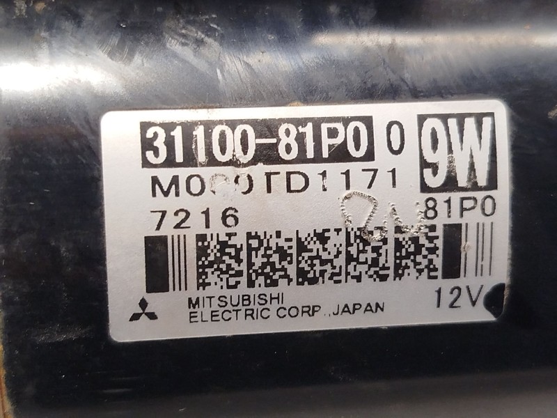 Recambio de motor arranque para suzuki swift v (az) 1.0 (a2l310) referencia OEM IAM 3110081P00  M000TD1171