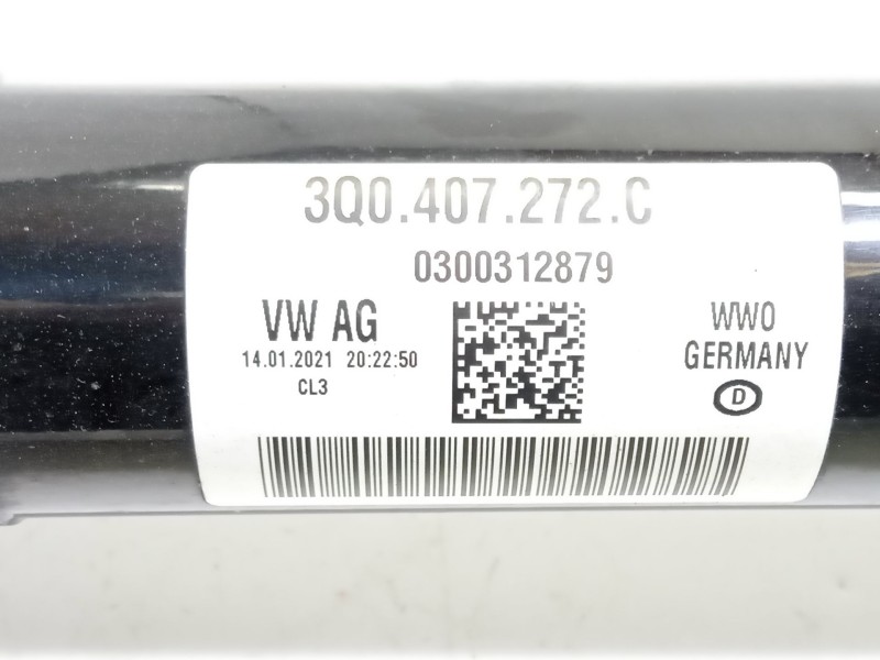 Recambio de transmision delantera derecha para seat ateca (kh7, khp) 2.0 tdi referencia OEM IAM 3Q0407272C  