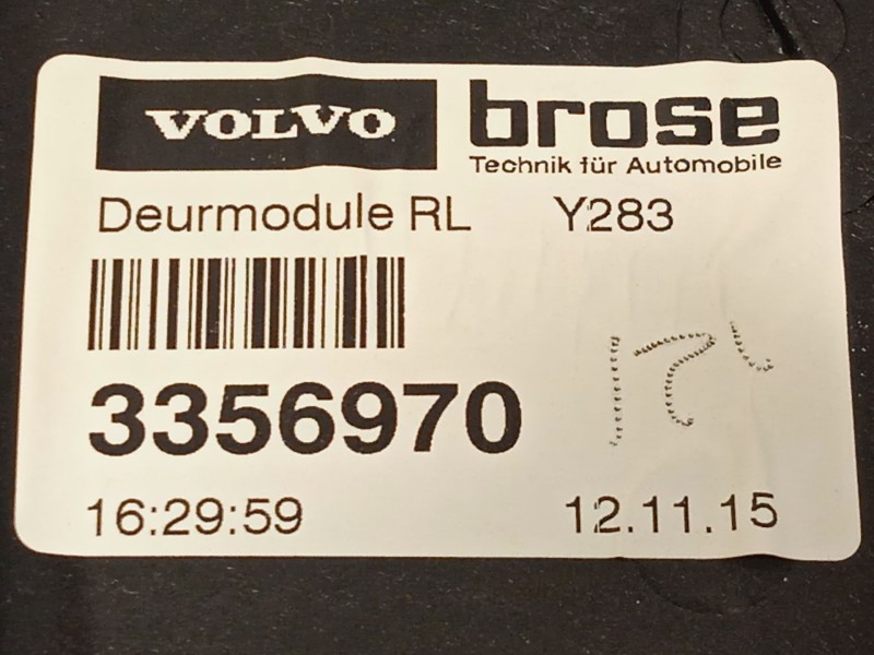 Recambio de elevalunas trasero izquierdo para volvo s60 ii (134) d2 referencia OEM IAM 30784312 31253064 30784308