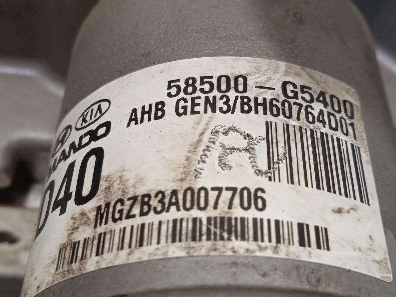 Recambio de abs para kia niro emotion referencia OEM IAM 58500G5400  BH60764D01