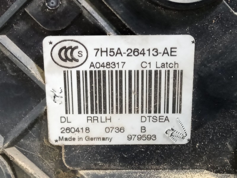 Recambio de cerradura puerta trasera izquierda para jaguar xf i (x250) 3.0 d referencia OEM IAM 7H5A26413AE  2604180736B