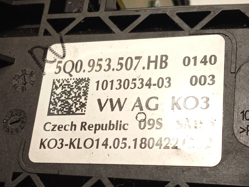 Recambio de mando intermitentes para seat leon st (5f8) 2.0 tdi 4drive referencia OEM IAM 5Q0953507HB 5Q0953507HBIGI 