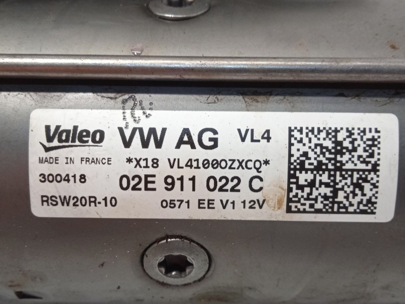 Recambio de motor arranque para seat leon st (5f8) 2.0 tdi 4drive referencia OEM IAM 02E911022C  RSW20R10