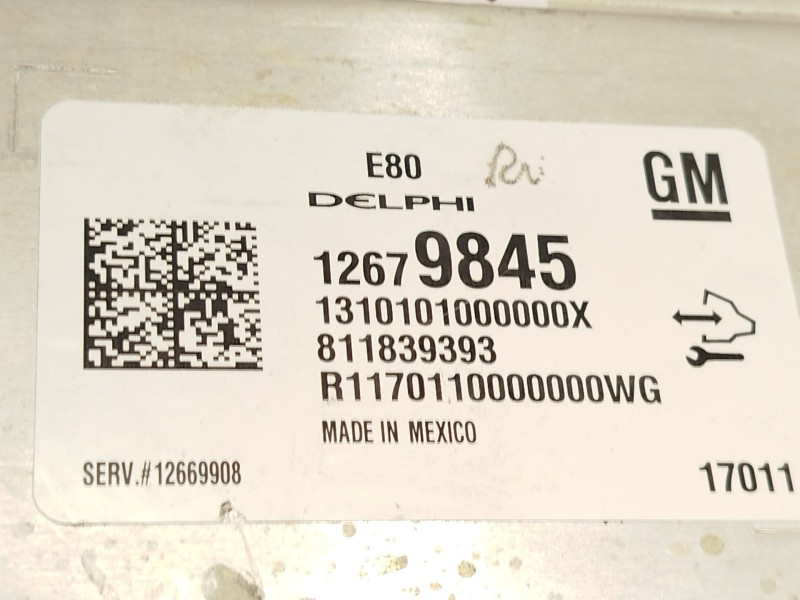 Recambio de centralita motor uce para opel astra k (b16) 1.4 turbo (68) referencia OEM IAM 12679845  