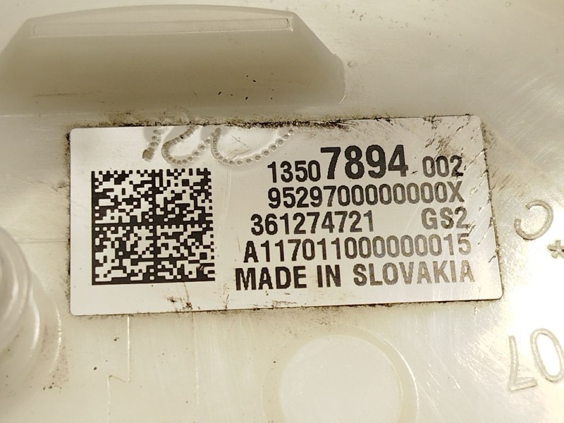 Recambio de bomba combustible para opel astra k (b16) 1.4 turbo (68) referencia OEM IAM 13507894  