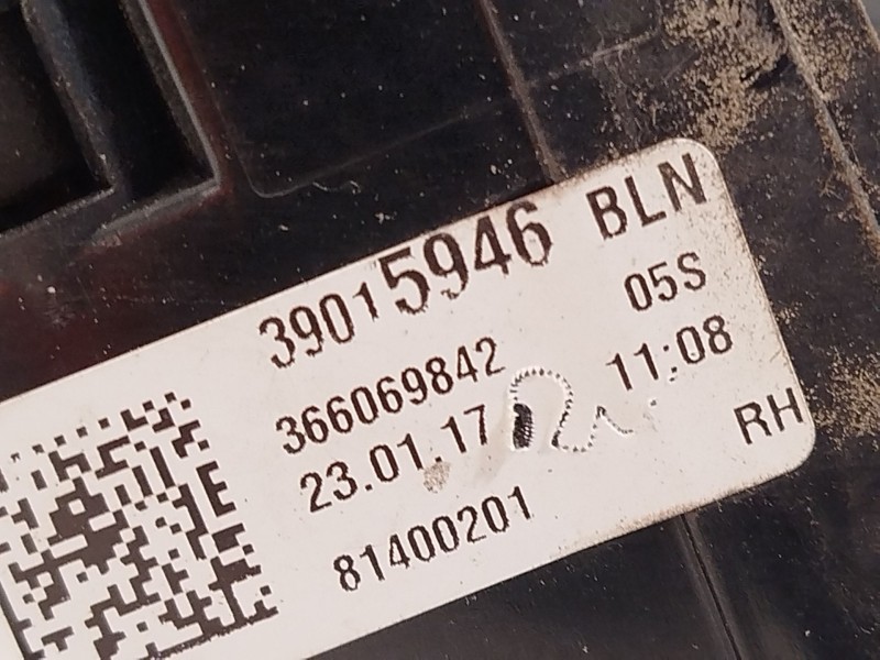 Recambio de piloto trasero derecho para opel astra k (b16) 1.4 turbo (68) referencia OEM IAM 39015946  