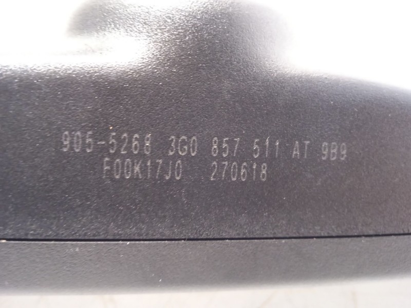 Recambio de espejo interior para volkswagen t-roc (a11, d11) 1.6 tdi referencia OEM IAM 3G0857511AT 3G0857511AT9B9 