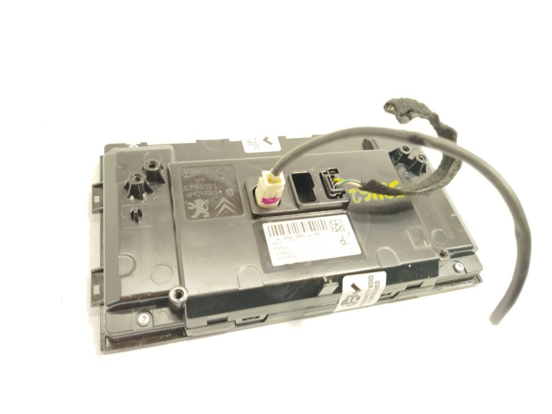 Recambio de pantalla multifuncion para peugeot 308 1.5 hdi referencia OEM IAM 9824298580  