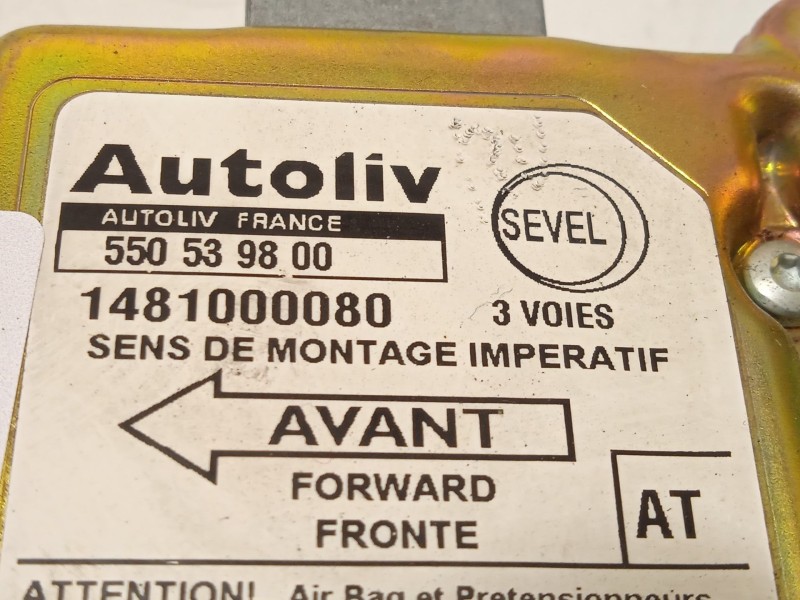 Recambio de centralita airbag para fiat ulysse (220_) 1.9 td (220ah5) referencia OEM IAM 1481000080  550539800