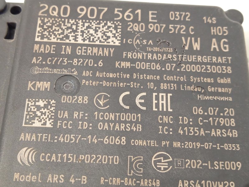 Recambio de modulo electronico para seat arona style referencia OEM IAM 2Q0907561E  2Q0907572C