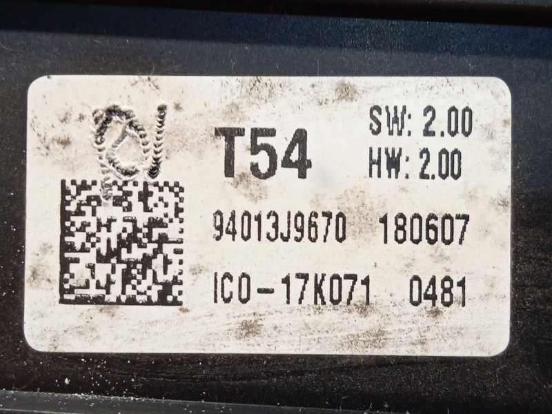Recambio de cuadro instrumentos para hyundai kona (os, ose, osi) 1.0 t-gdi referencia OEM IAM 94013J9670  
