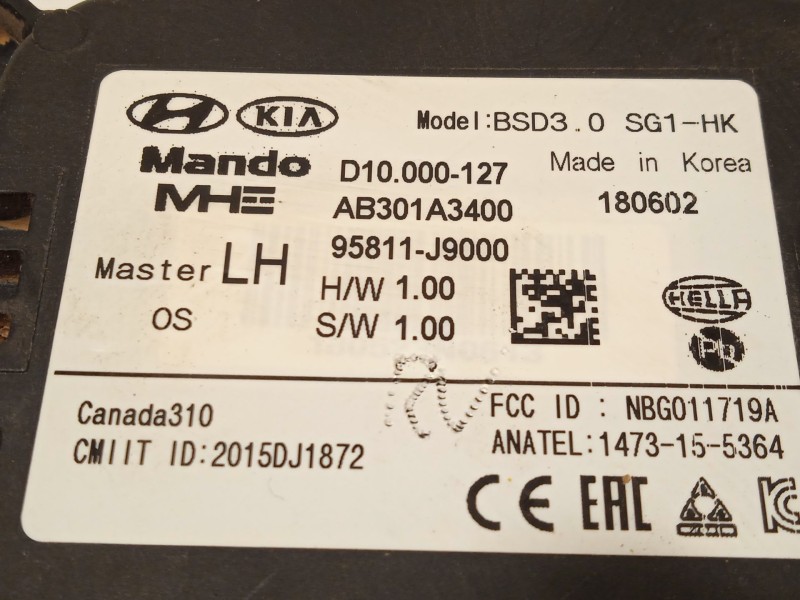 Recambio de modulo electronico para hyundai kona (os, ose, osi) 1.0 t-gdi referencia OEM IAM 95811J9000  