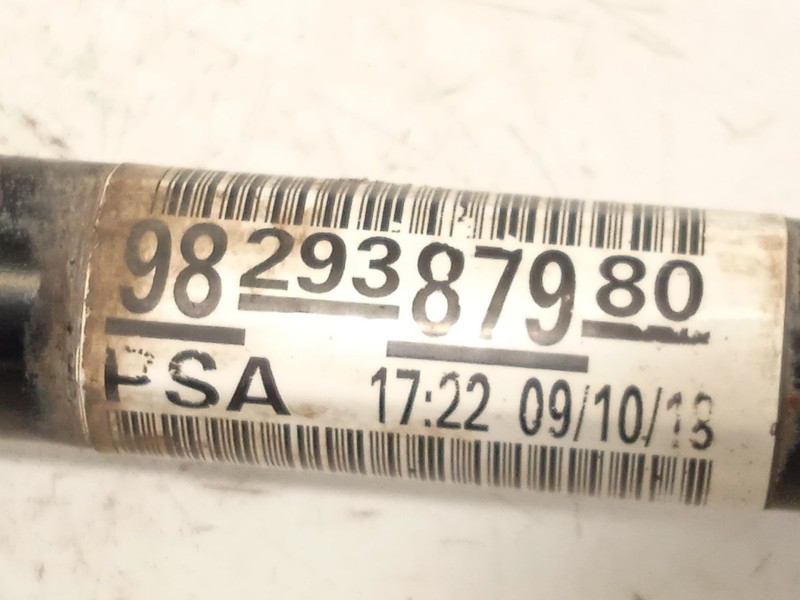 Recambio de transmision delantera derecha para citroën c4 cactus 1.5 bluehdi 120 referencia OEM IAM 9829387980  