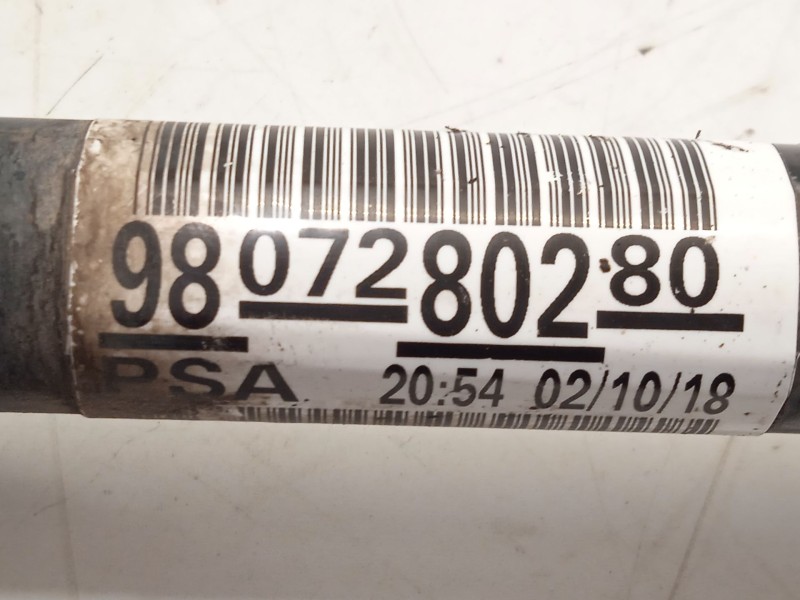 Recambio de transmision delantera izquierda para citroën c4 cactus 1.5 bluehdi 120 referencia OEM IAM 9807280280  