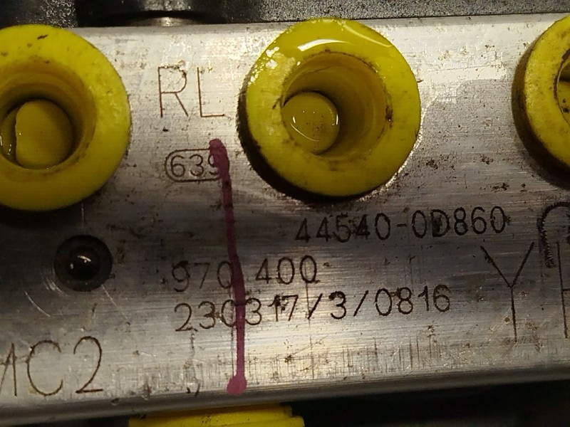 Recambio de abs para toyota yaris cross (mxp_) 1.5 hybrid (mxpj10) referencia OEM IAM 445400D860 0265957151 970400