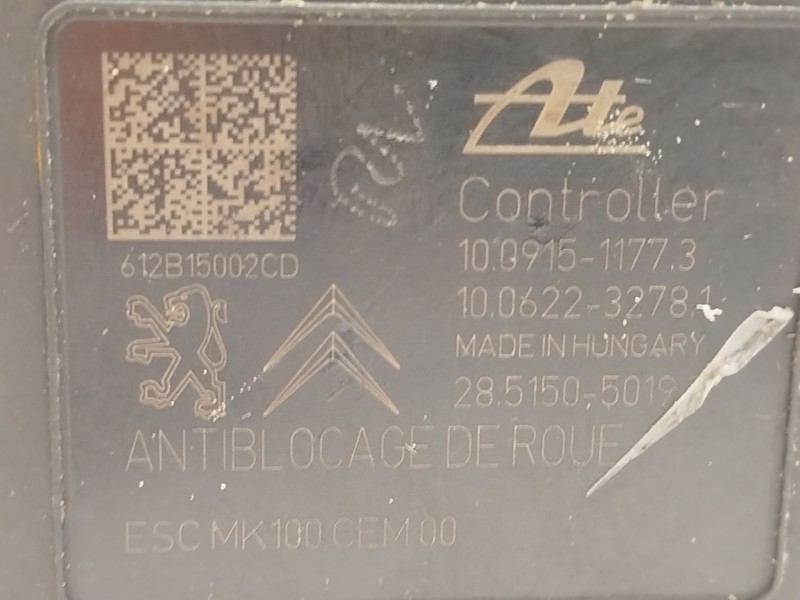 Recambio de abs para peugeot 208 style referencia OEM IAM 9804162080 10091511773 10022002314