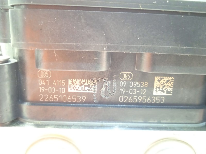 Recambio de abs para peugeot 3008 active referencia OEM IAM 9812786180 2265106539 269959