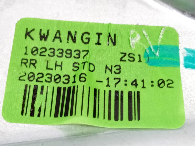 Recambio de elevalunas trasero izquierdo para mg mg zs suv 1.5 vti referencia OEM IAM 10233937 GD558LG3623 20230316