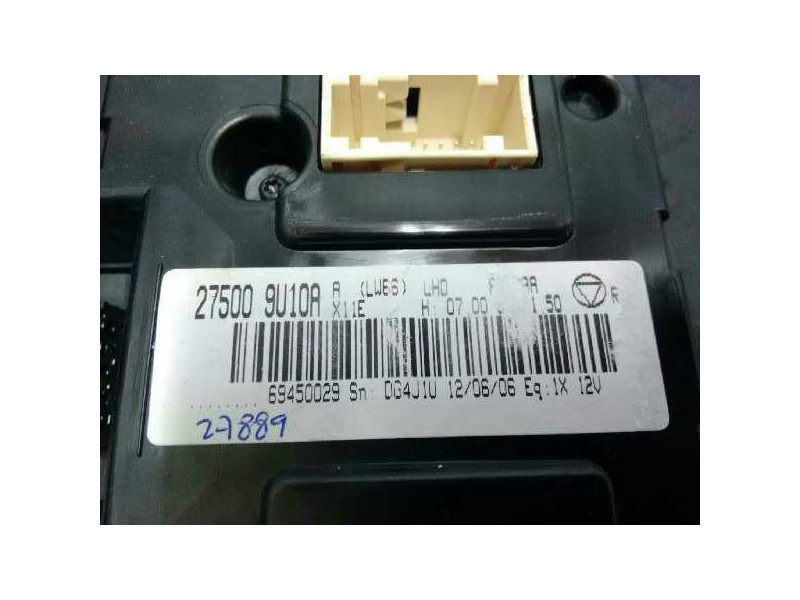 Recambio de mando climatizador para nissan note (e11e) acenta referencia OEM IAM 275009U10A  