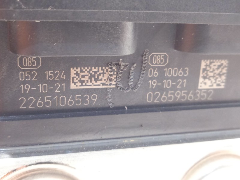 Recambio de abs para peugeot rifter gt line standard referencia OEM IAM 9808958280 0265956352 269733
