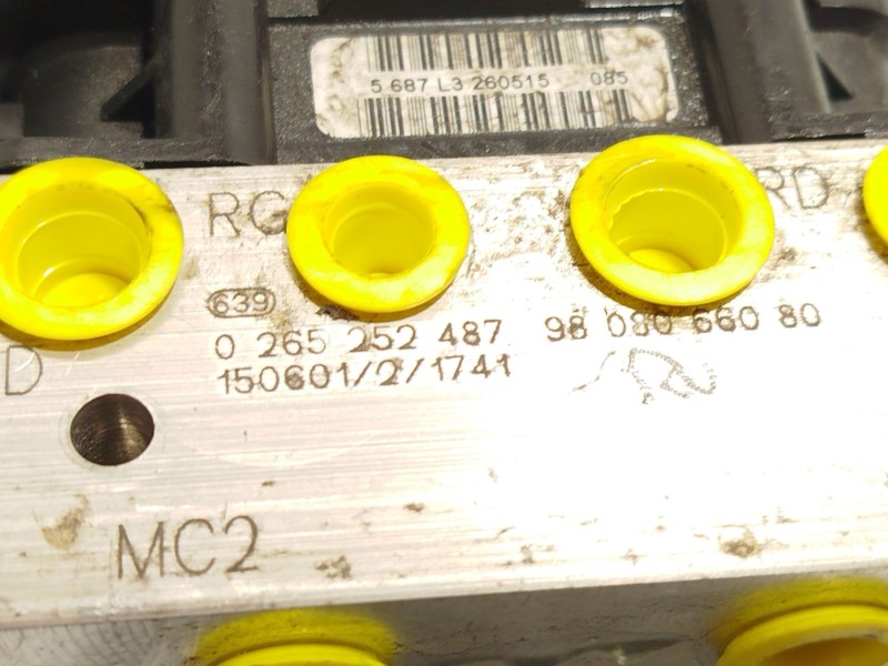Recambio de abs para peugeot 5008 (0u_, 0e_) 1.6 bluehdi 120 referencia OEM IAM 9808066080 0265952303 0265252826