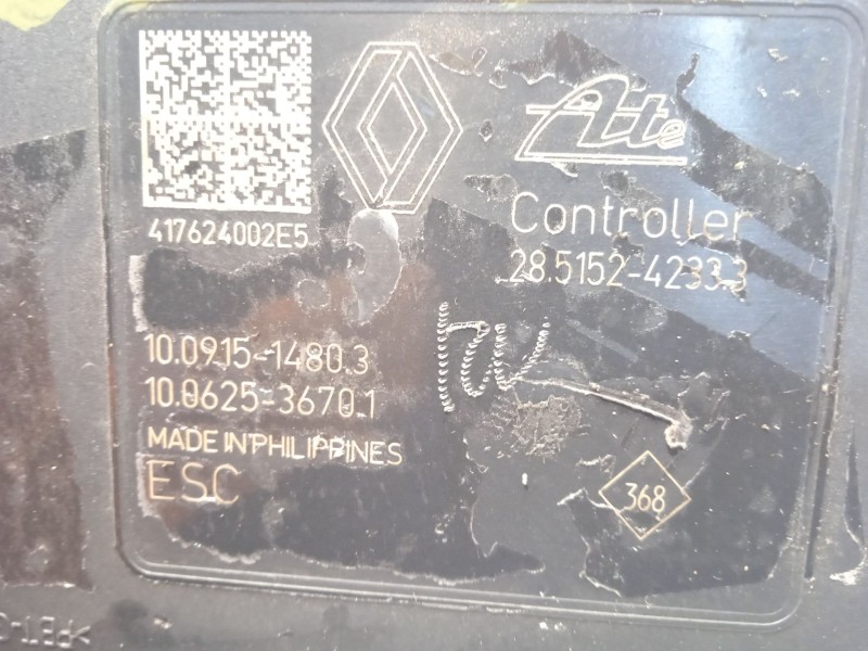 Recambio de abs para renault megane iv grandtour tech road referencia OEM IAM 476607355R 28515242333 10022010264