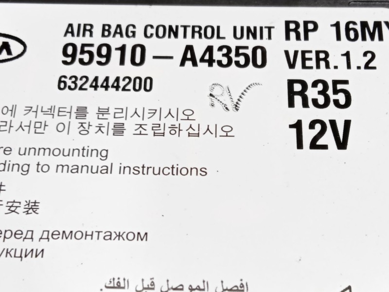 Recambio de kit airbag para kia carens iv 1.7 crdi referencia OEM IAM 84710A4100WK 84530A4000 56900A4000