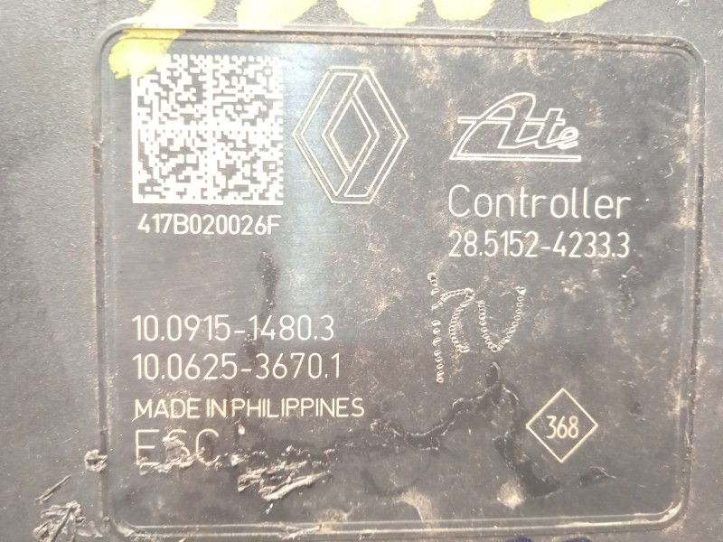 Recambio de abs para renault megane iv berlina 5p bose-edition referencia OEM IAM 476607355R 28515242333 10022010264