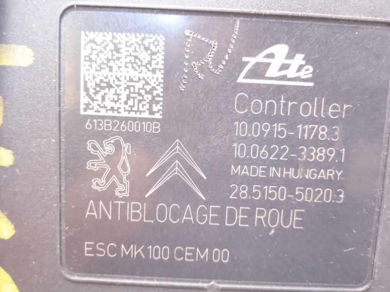 Recambio de abs para peugeot 208 active referencia OEM IAM 9806891780 1091511783 10022002574